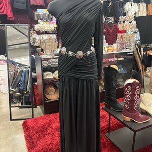 Love to Dream Black One Shoulder Dress